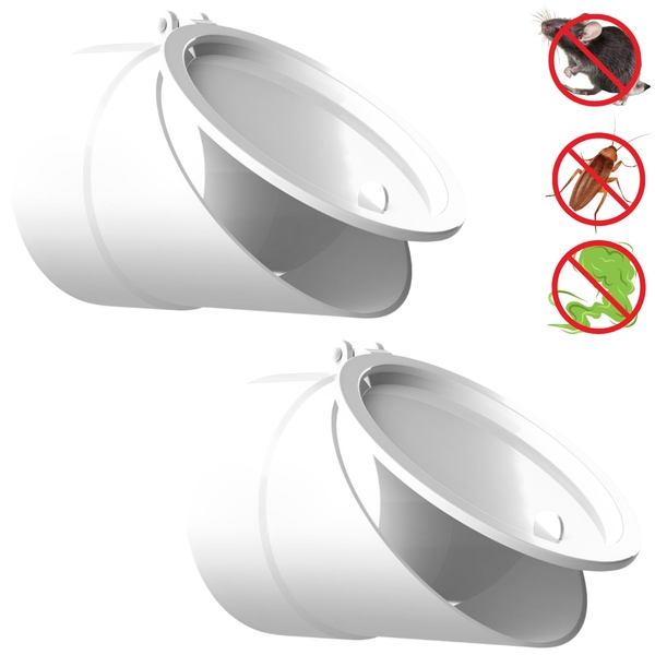 Válvula De Retenção Esgoto Para Canos 50mm | Valeplast | 02 Un